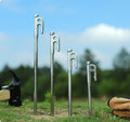 304 Stainless Steel Tent Stakes 20cm & 30cm Heavy-Duty Camping Ground Pegs for Tents, Canopies, Tarps & Outdoor Shelters